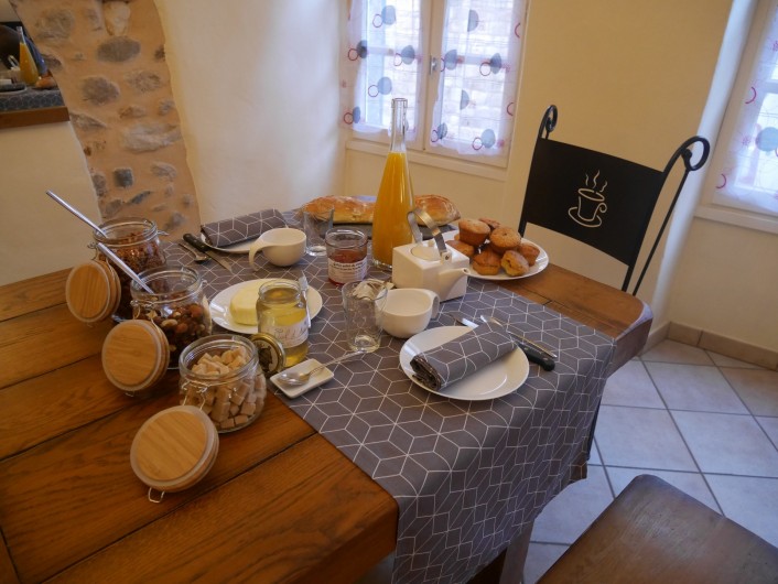 Location de vacances - Chambre d'hôtes à Brioude - Petit Déjeuner