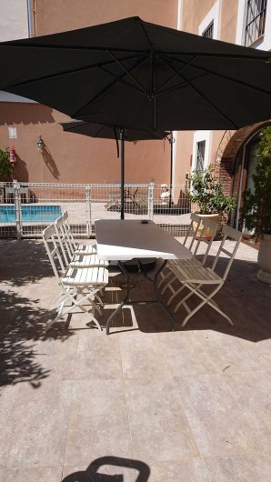 Location de vacances - Gîte à Siruela - Patio de la planta baja