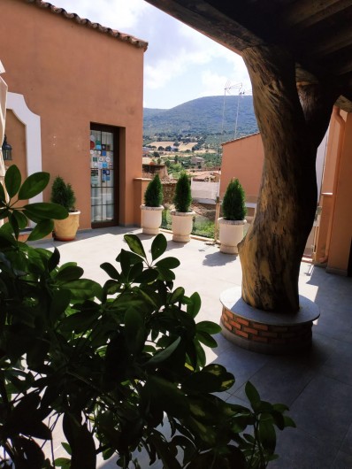 Location de vacances - Gîte à Siruela - Solarium-terraza de LAS ENCINAS