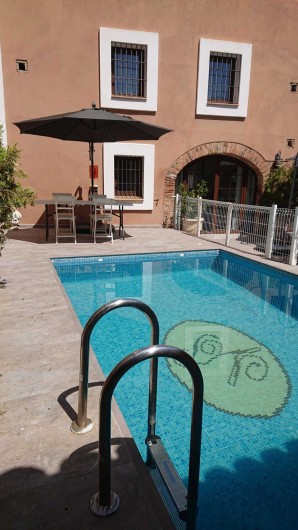 Location de vacances - Gîte à Siruela - Detalle de la piscina
