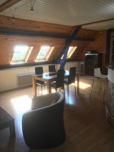 Location de vacances - Appartement à Audinghen - séjour salle à manger