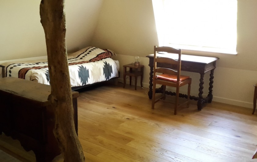 Location de vacances - Gîte à Bosville - Chambre 2 lits 90, bureau