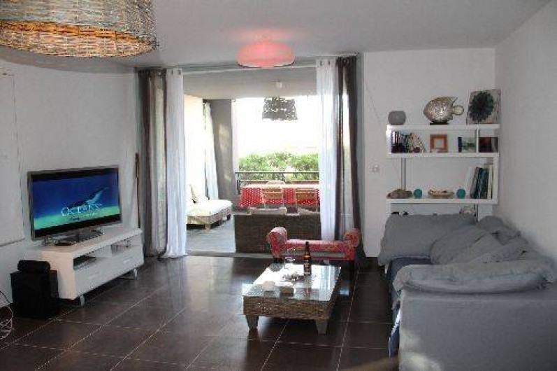 Location de vacances - Appartement à L'Île-Rousse - salon