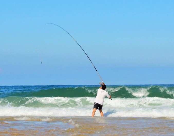 Location de vacances - Villa à Mimizan - pêche au surf casting