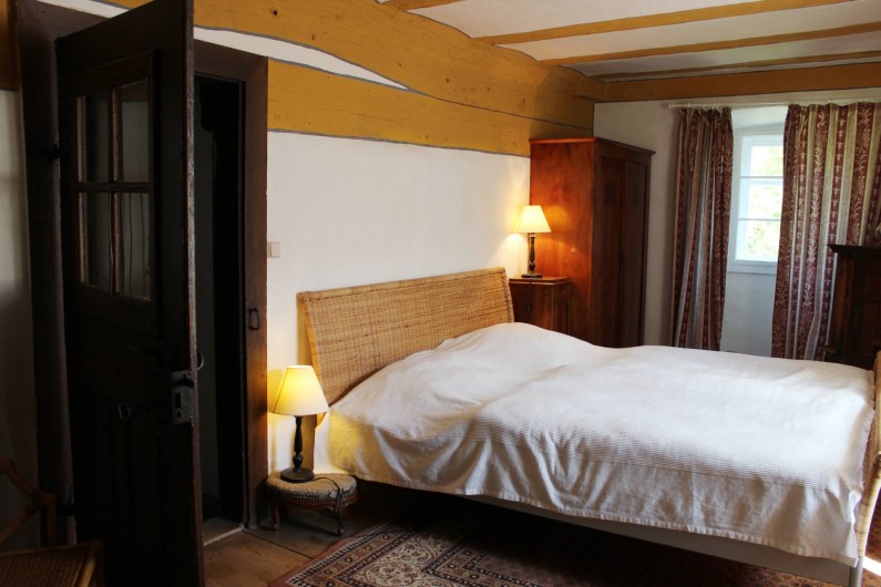 Location de vacances - Appartement à Unsleben - Une autre salle a dormir avec un lit double extra large.