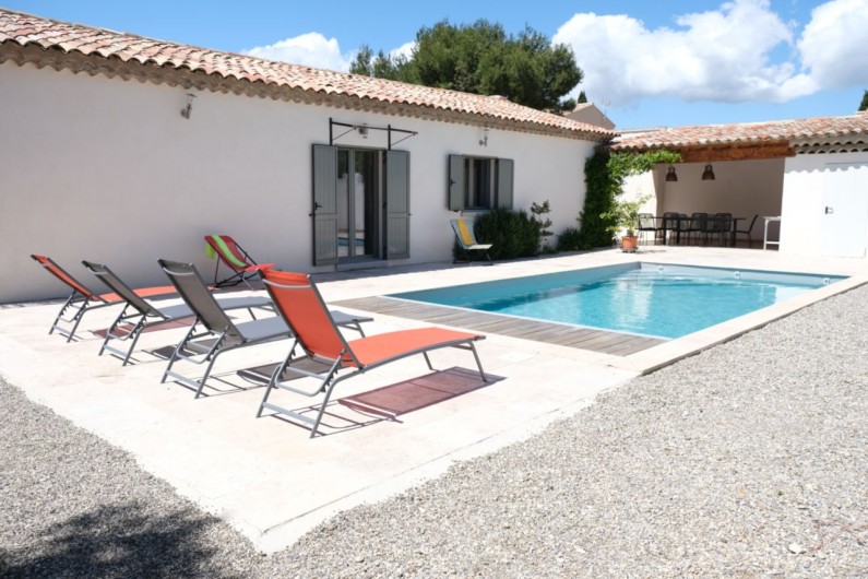 Location de vacances - Villa à Aureille - Superbe location familiale avec piscine privée située à Aureille