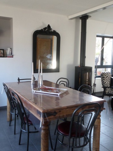 Location de vacances - Maison - Villa à Erquy - Pièce principale, côté repas