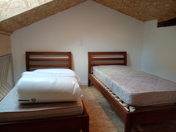 Location de vacances - Appartement à Songeson - couchage de la mezzanine