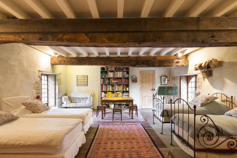 Location de vacances - Maison - Villa à Saint-Maden - 1er étage : Dortoir ou grande chambre pour couple et enfants