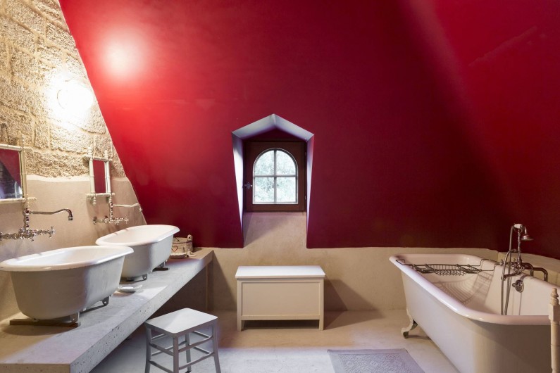 Location de vacances - Maison - Villa à Saint-Maden - 1er étage, salle de bain   + douche du dortoir