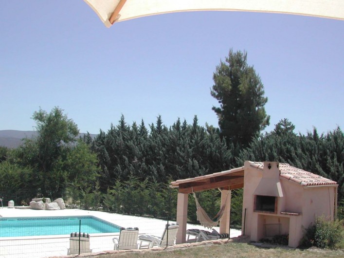 Location de vacances - Villa à Mormoiron - La piscine et le Pool House