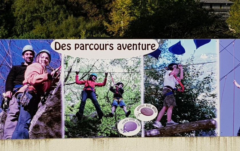 Location de vacances - Appartement à Bagnères-de-Luchon - Parcours aventure aux alentours de Luchon