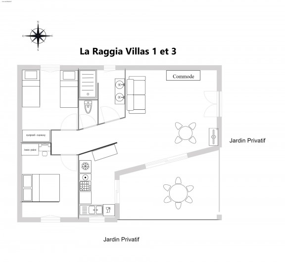 Location de vacances - Villa à Olmeto - Plan Villas