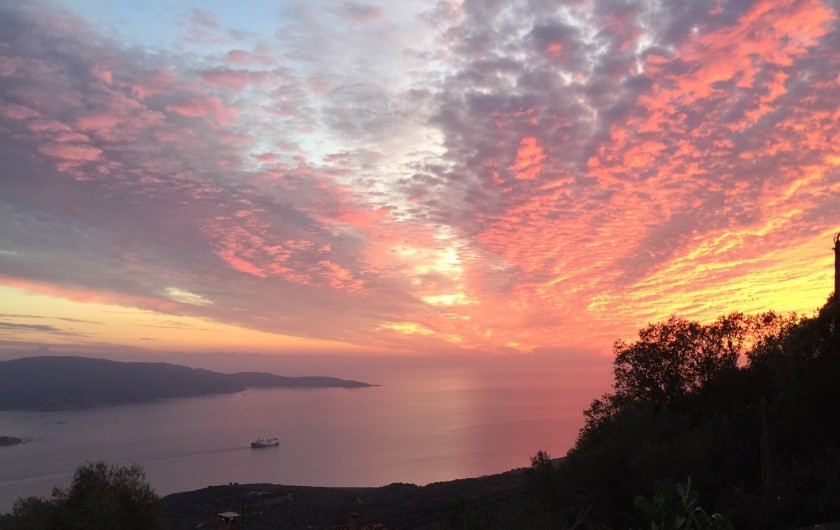 Location de vacances - Villa à Olmeto - Coucher de soleil