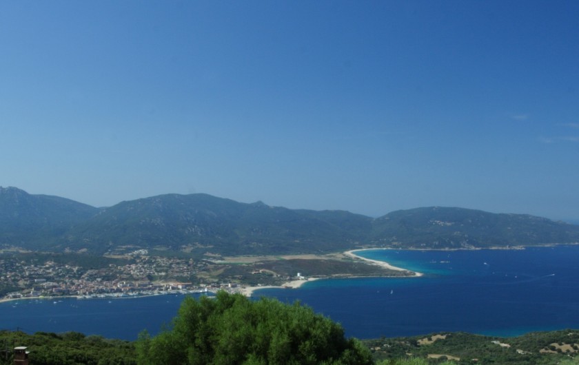 Location de vacances - Villa à Olmeto - Vue panoramique depuis les villas