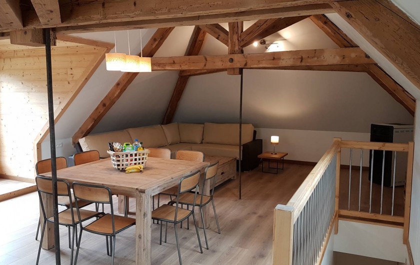 Location de vacances - Maison - Villa à Le Bourg-d'Oisans - Grand piece de vie