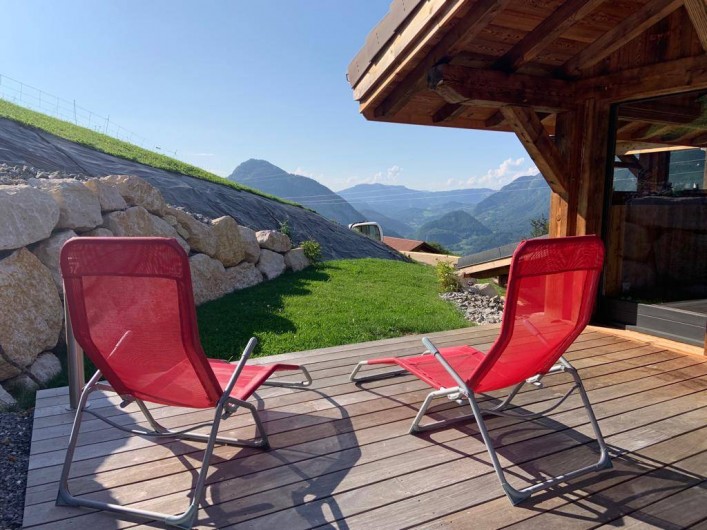 Location de vacances - Chalet à Saint-Sigismond - Vue sur Les Montagnes