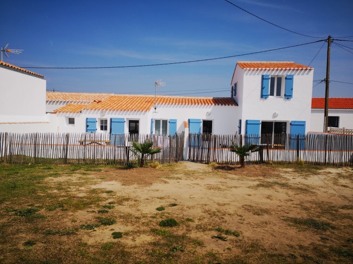 Location de vacances - Maison - Villa à Noirmoutier-en-l'Île - 2 maisons séparés L'Etincelle Bleue, Le Pilier Bleu (double impasse)