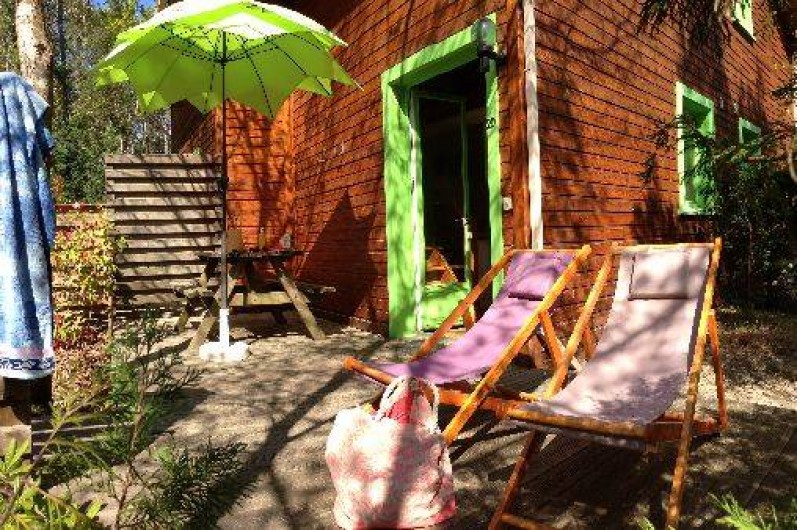 Location de vacances - Chalet à Messanges - Terrasse