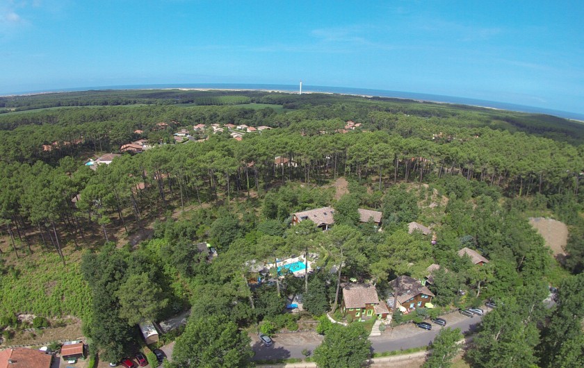 Location de vacances - Chalet à Messanges - Vue du ciel