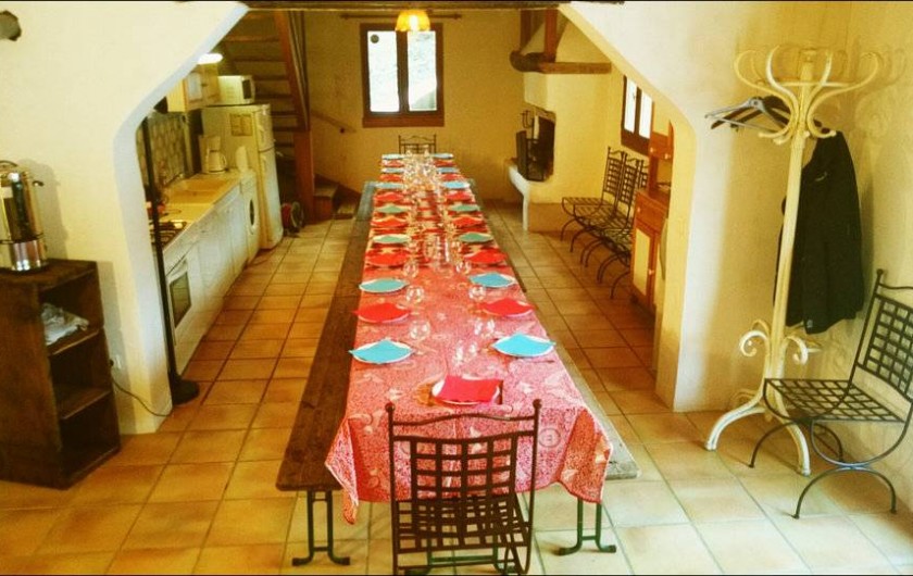 Location de vacances - Gîte à Le Pont-de-Montvert - salle de groupe