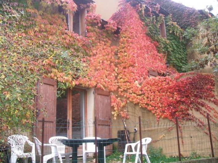 Location de vacances - Gîte à Le Pont-de-Montvert - terrasse en Automne