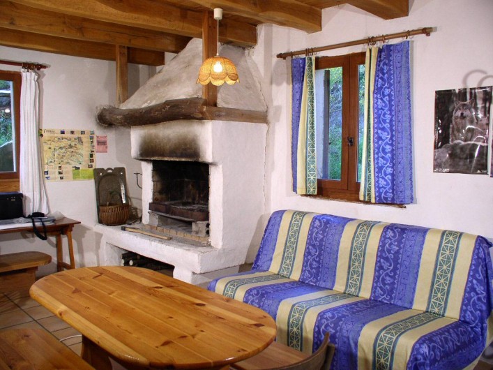 Location de vacances - Gîte à Le Pont-de-Montvert - un séjour cheminée