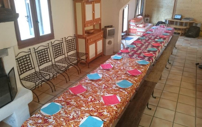 Location de vacances - Gîte à Le Pont-de-Montvert - salle de groupe