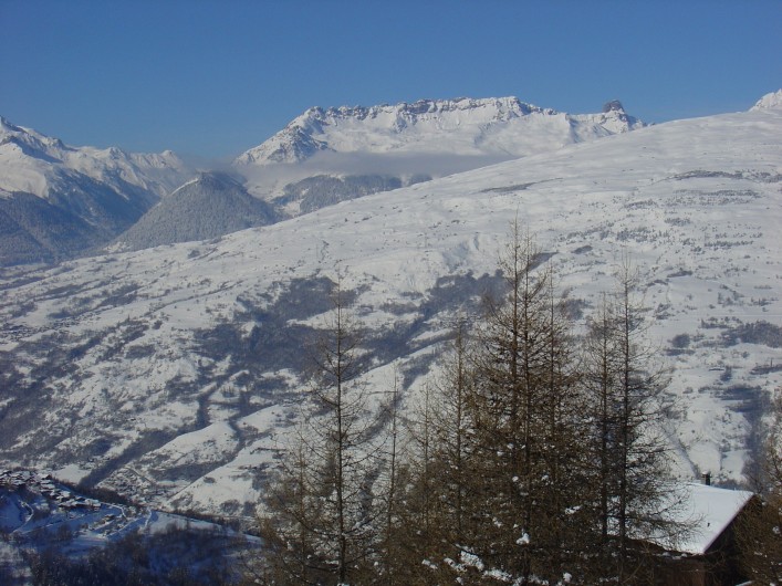 Location de vacances - Appartement à Peisey-Nancroix - Vue du Balcon