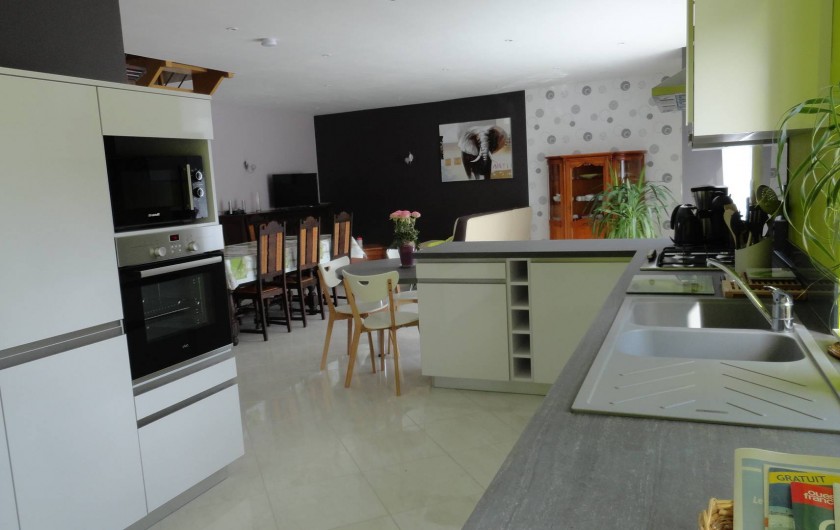 Location de vacances - Maison - Villa à Vessey - cuisine américaine