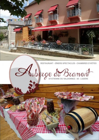 Location de vacances - Chambre d'hôtes à Saint-Étienne-du-Valdonnez - Restaurant, spectacles, Chambre à l'Auberge du Bramont en Lozère