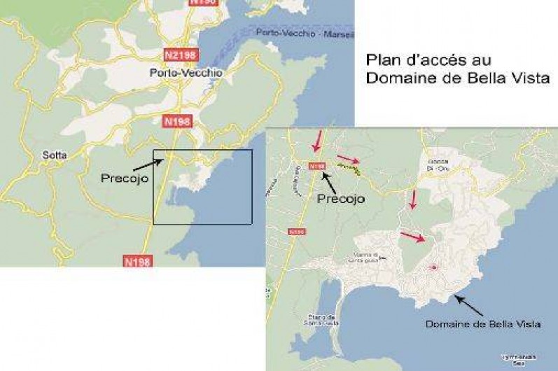 Location de vacances - Bungalow - Mobilhome à Porto-Vecchio