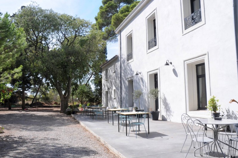 Location de vacances - Chambre d'hôtes à Frontignan - Terrasse maison d'hôtes