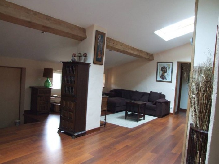 Location de vacances - Appartement à L'Albère - Le salon vu de la cuisine