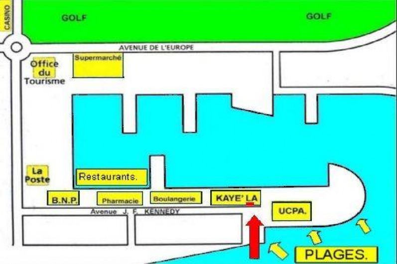 Location de vacances - Studio à Saint-François