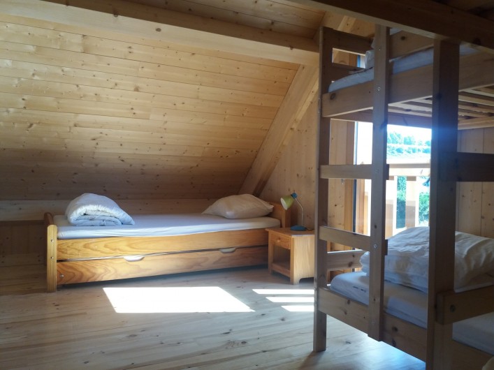 Location de vacances - Chalet à Chastreix - chambre 2 (le lit simple)