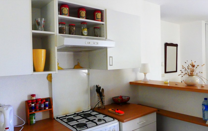 Location de vacances - Villa à Frontignan - Coin cuisson cuisine ouverte
