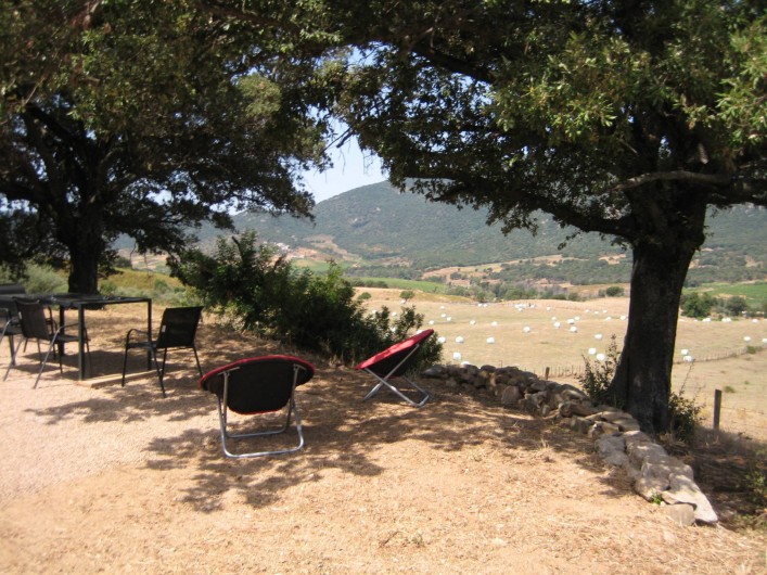 Location de vacances - Appartement à Sartène - Terrasse avec vue