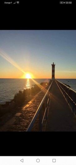 Location de vacances - Villa à Portel-des-Corbières - le phare de la plage