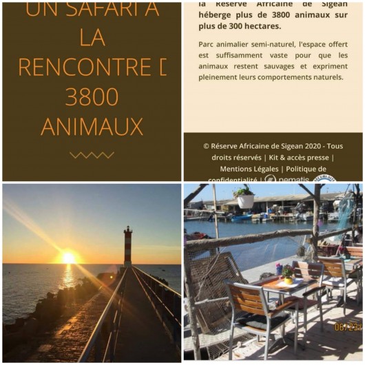 Location de vacances - Villa à Portel-des-Corbières - Réserve Africaine de Sigean, la plage , Leucate avec ses huitres