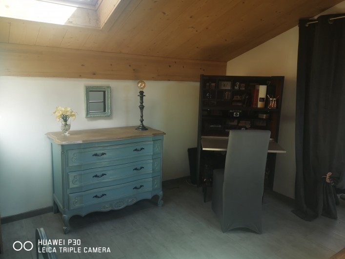 Location de vacances - Villa à Portel-des-Corbières - bureau avec ordinateur.