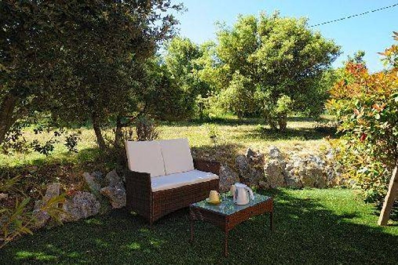 Location de vacances - Villa à Bonifacio - extérieur de la chambre unique