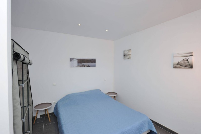 Location de vacances - Villa à Bonifacio - chambre avec lit double en 160/200 pour nos chalets