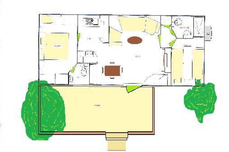 Location de vacances - Camping à Mimizan