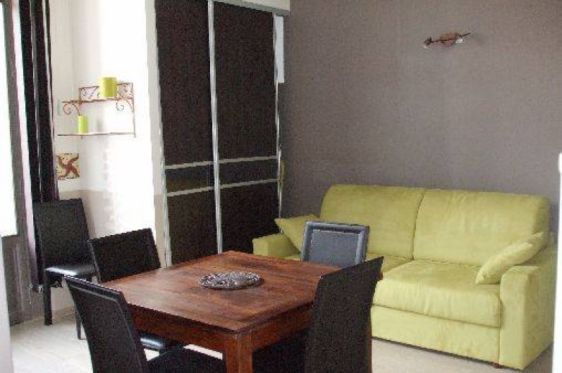 Location de vacances - Appartement à Arcachon - salle à manger/ salon