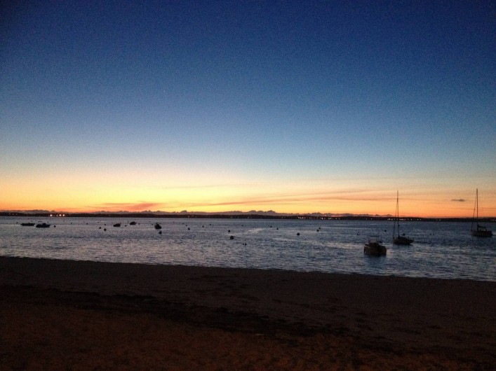 Location de vacances - Appartement à Arcachon - couché de soleil