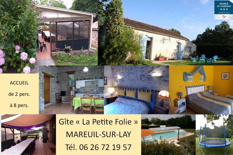 Location de vacances - Gîte à Mareuil-sur-Lay-Dissais - photos groupées