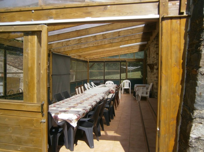 Location de vacances - Gîte à Mareuil-sur-Lay-Dissais - terrasse couverte