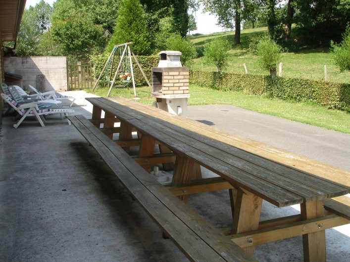 Location de vacances - Chalet à Bezinghem - arriére du gite
