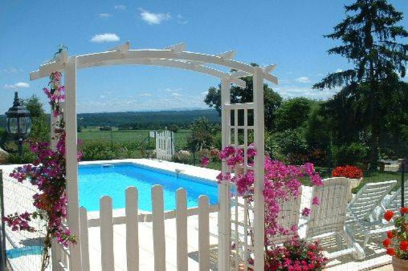 Location de vacances - Gîte à Duffort - La piscine
